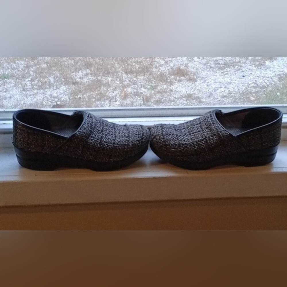 Women's Black Tweed Slip-On Shoes Dansko - Picture 2 of 5